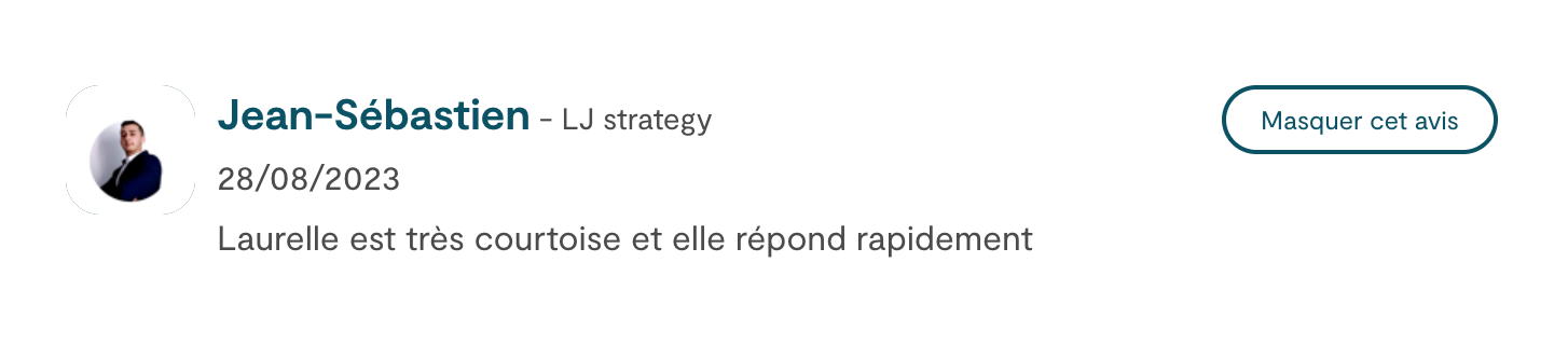 Avis de Jean-Sébastien de LJ Strategy